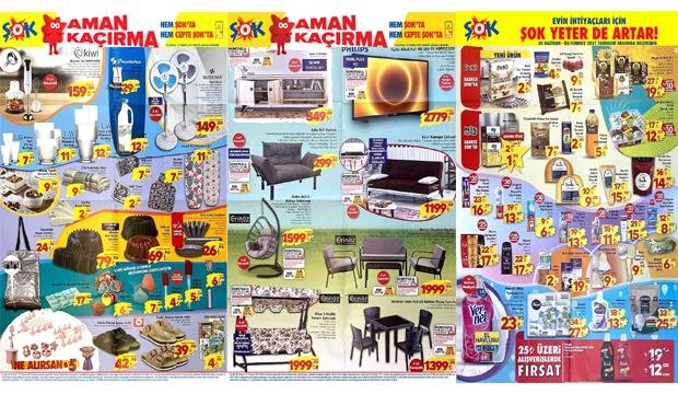 30 Haziran ŞOK Aktüel Ürünler Kataloğu! Kanepe, tv ünitesi, 2’li koltuk, salıncak ve züccaciyede