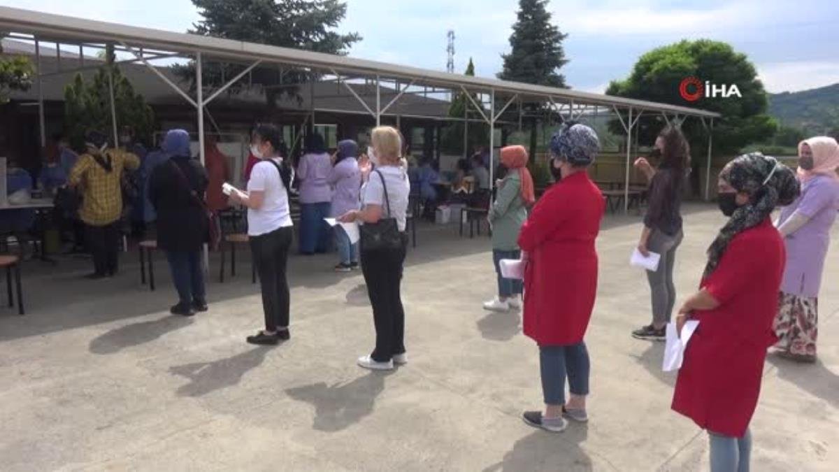 5 bin kişinin çalıştığı Bartın OSB’de aşı uygulaması