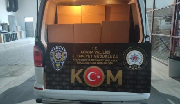 Adana’da kaçakçılık operasyonu