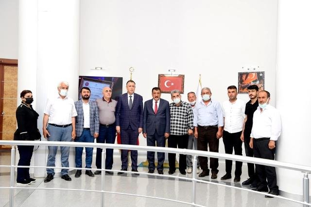 Ak Parti Yerel Yönetimlerden Başkan Gürkan’a Ziyaret