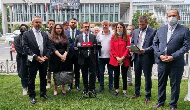 AK Parti’deen İBB önünde işten çıkarma açıklaması