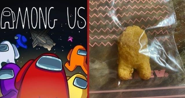 Among Us karakterine benzeyen nugget için 35 bin dolar teklif edildi