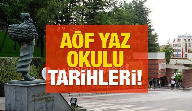 Anadolu Üniversitesi 2021 AÖF yaz okulu kayıt ve sınav tarihleri! Sınavlar yüz yüze mi yapılacak?