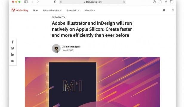 Apple M1 işlemciyle Adobe yazılımları yüzde 80 hızlandı
