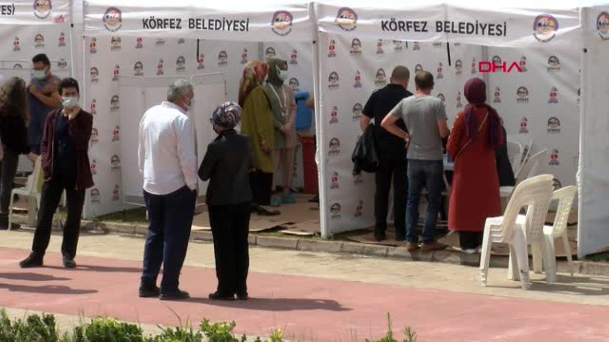 AŞILAMADA HIZLI YOL ALMAK İÇİN AŞI ÇADIRI KURULDU