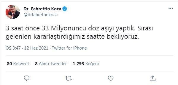 Bakan Koca: Bugün 450 bin kişinin önemli randevusu var (3)