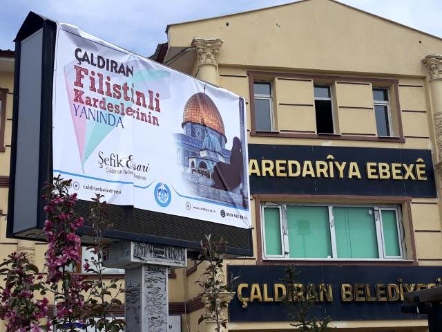 Çaldıran’dan Filistin’e destek