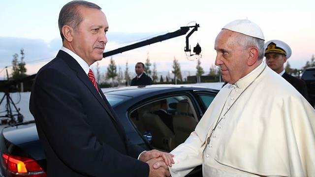Cumhurbaşkanı Erdoğan, Papa ile görüştü: İsrail’e dur deyin