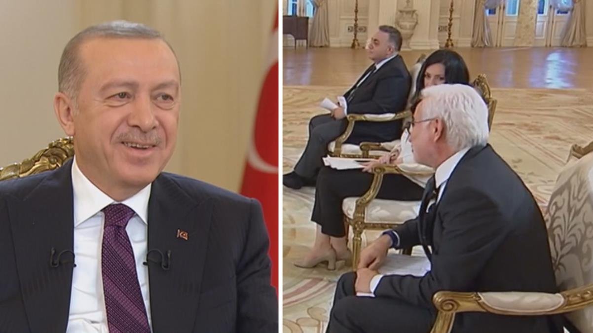 Cumhurbaşkanı Erdoğan’ın konuk olduğu canlı yayına damga vuran soru