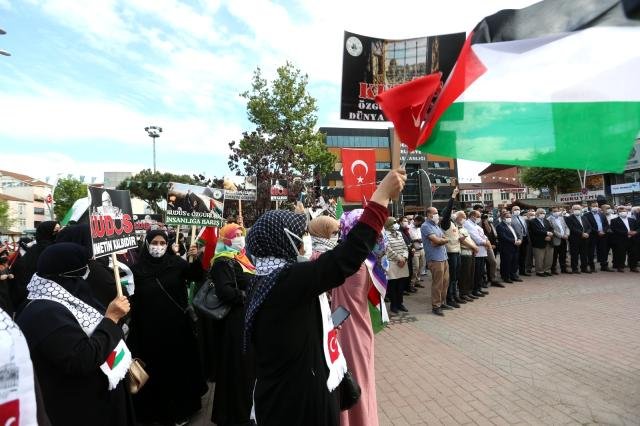 Derinceliler Filistin için tek yürek oldu