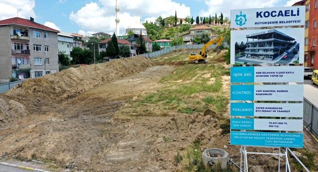 Dilovası Katlı Otopark Projesinde İlk Kazma Vuruldu