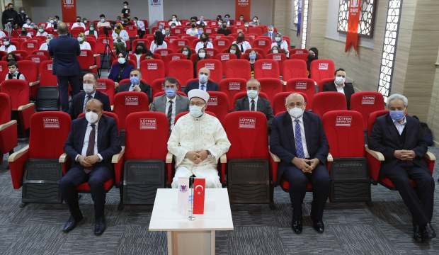 Diyanet İşleri Başkanı Erbaş: Medeniyetimizin temeli ilme dayanıyor