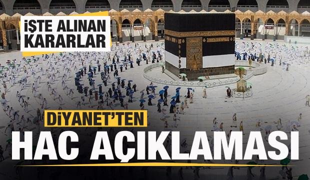Diyanet’ten hac toplantısı! İşte alınan kararlar
