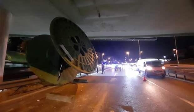 E-5’te şaka gibi görüntü! Şoför yolu şaşırınca…