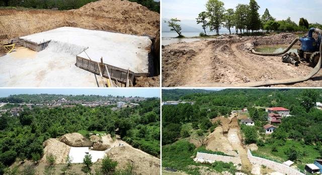 Eşme’de Depo İnşaatı ve Dere Islahları Devam Ediyor