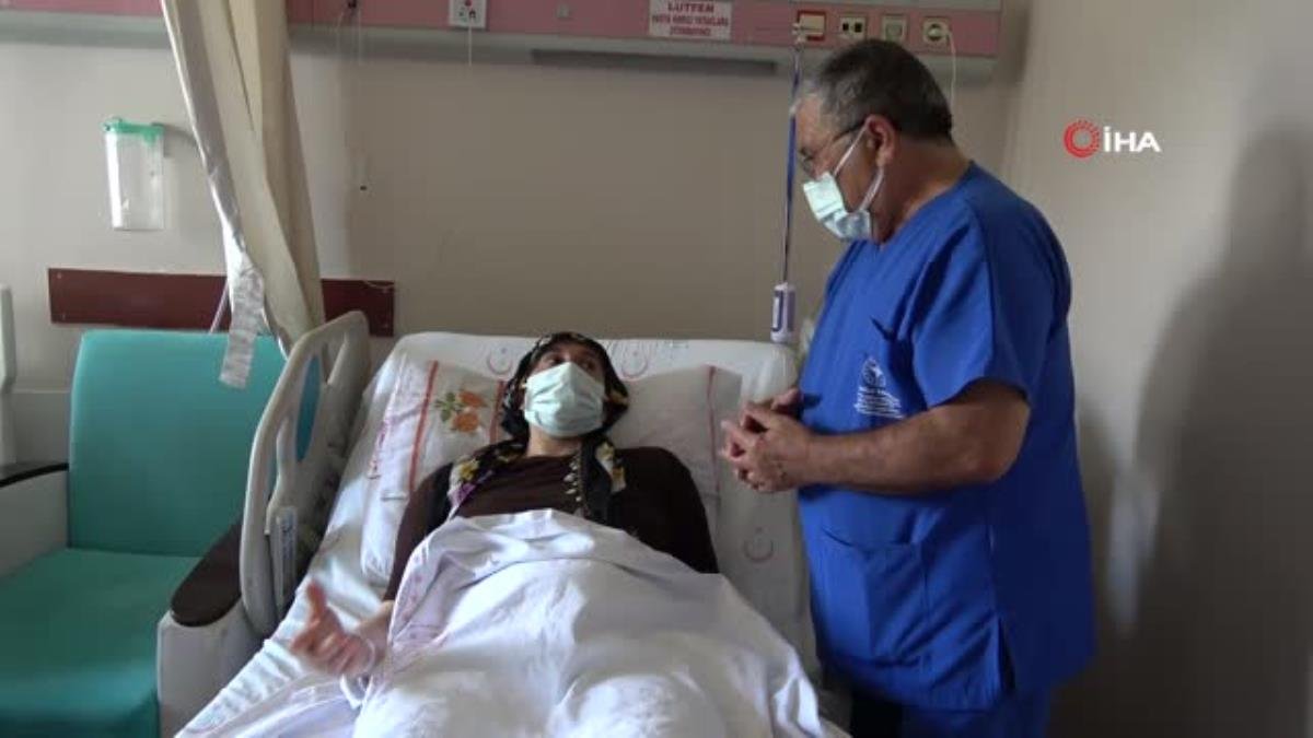 Görenlerin hamile zannedip bebeğin cinsiyetini sorduğu kadının karnından 6,5 kilo kitle çıktı