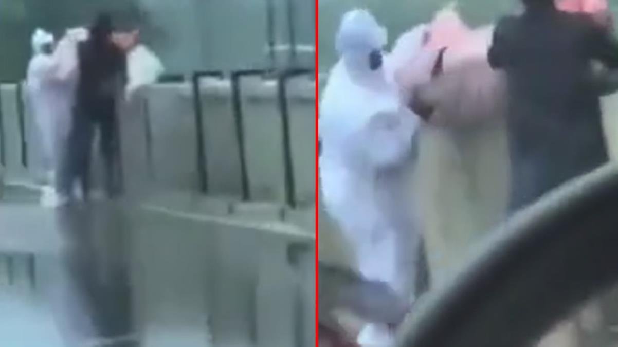 Hindistan’da koronadan ölen hastanın cansız bedeninin nehre atıldığı anlar ortaya çıktı