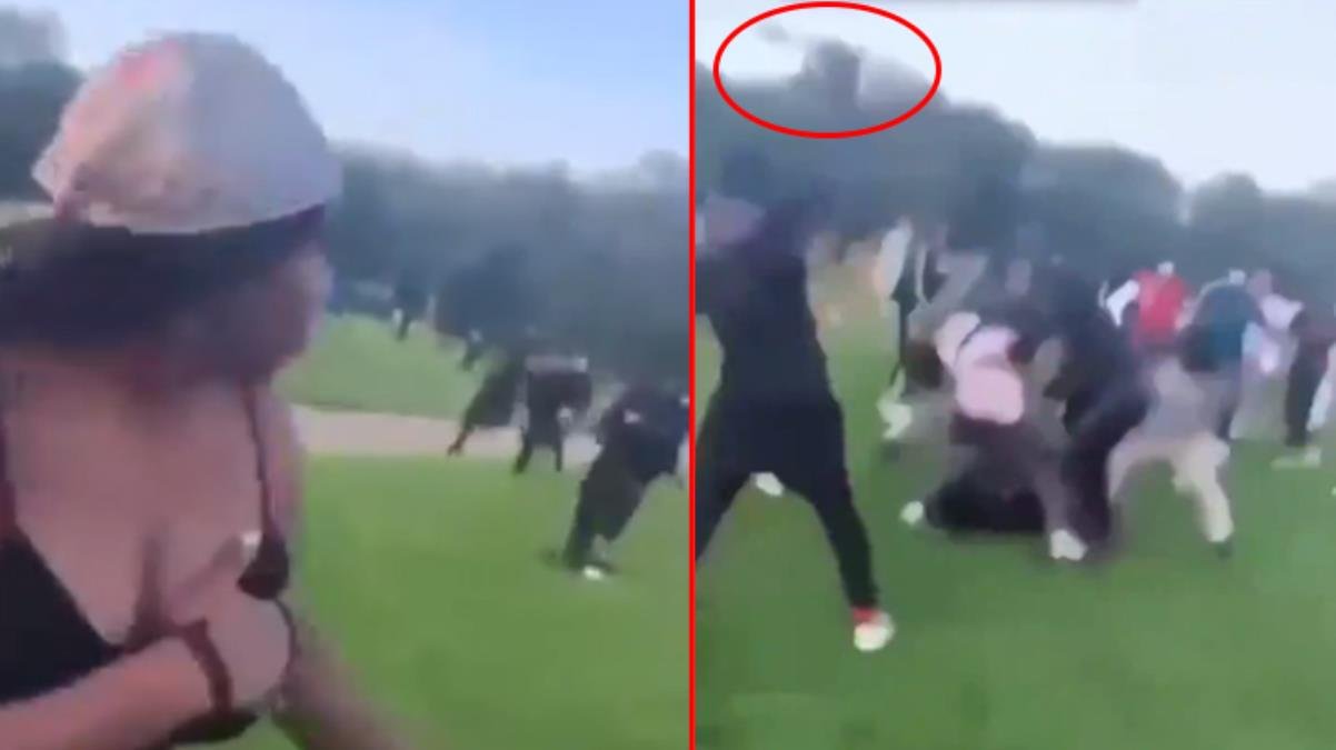 İngiltere’deki Hyde Park’ta palalı saldırı! Çığlıklar yaşanan dehşetin boyutunu gözler önüne serdi