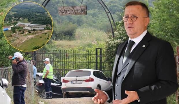 İYİ Partili Lütfü Türkkan’ın kaçak yapılan çiftliği tahliye ediliyor