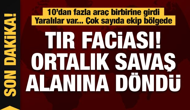 Kocaeli’de TEM’de zincirleme kaza