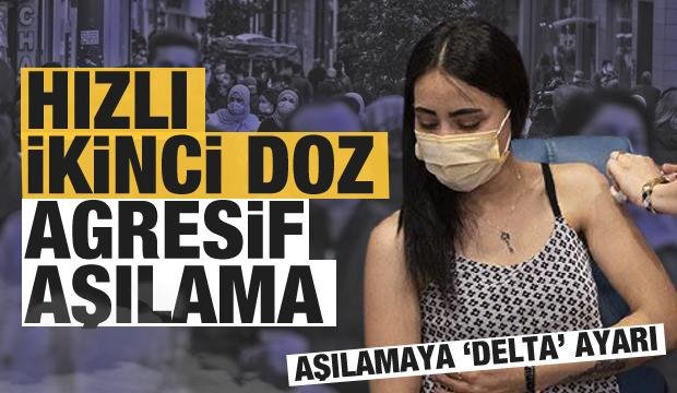 Koronavirüs aşılamasına ‘Delta’ ayarı! Hızlı ikinci doz ve agresif aşılama