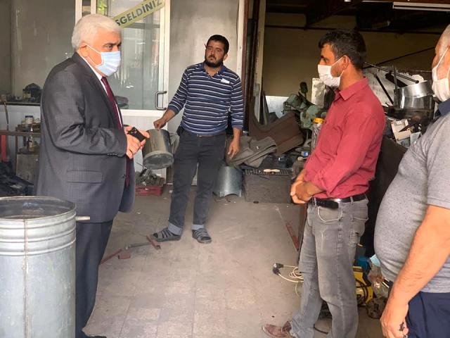 Milletvekili Dülger esnaflar ile bir araya geldi