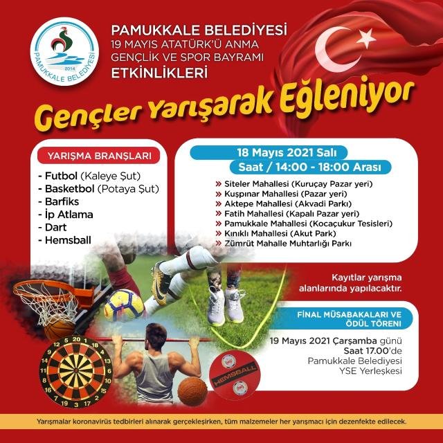 Pamukkale’de 19 Mayıs bayramı çok farklı yaşanacak