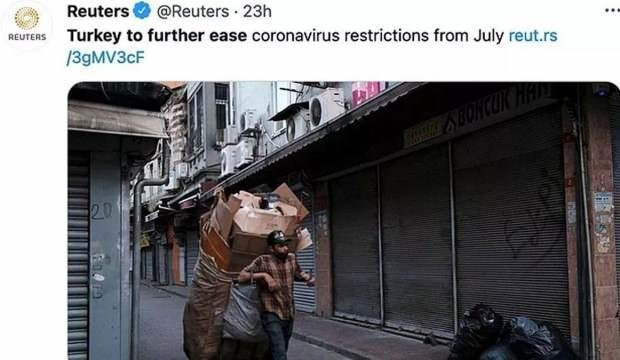 Reuters’ın Türkiye fotoğrafına tepki yağıyor!