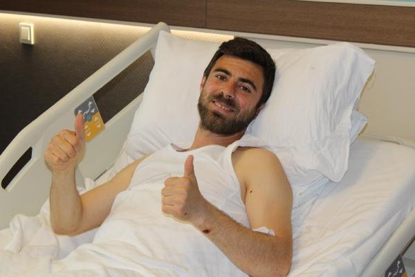 Şampiyonluk kutlamasında yaralanan Kocaelisporlu Bahri Can Avcı’nın tedavisi sürüyor