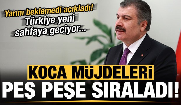 Son dakika: Bakan Koca müzisyen ve oyunculara müjdeyi verdi!