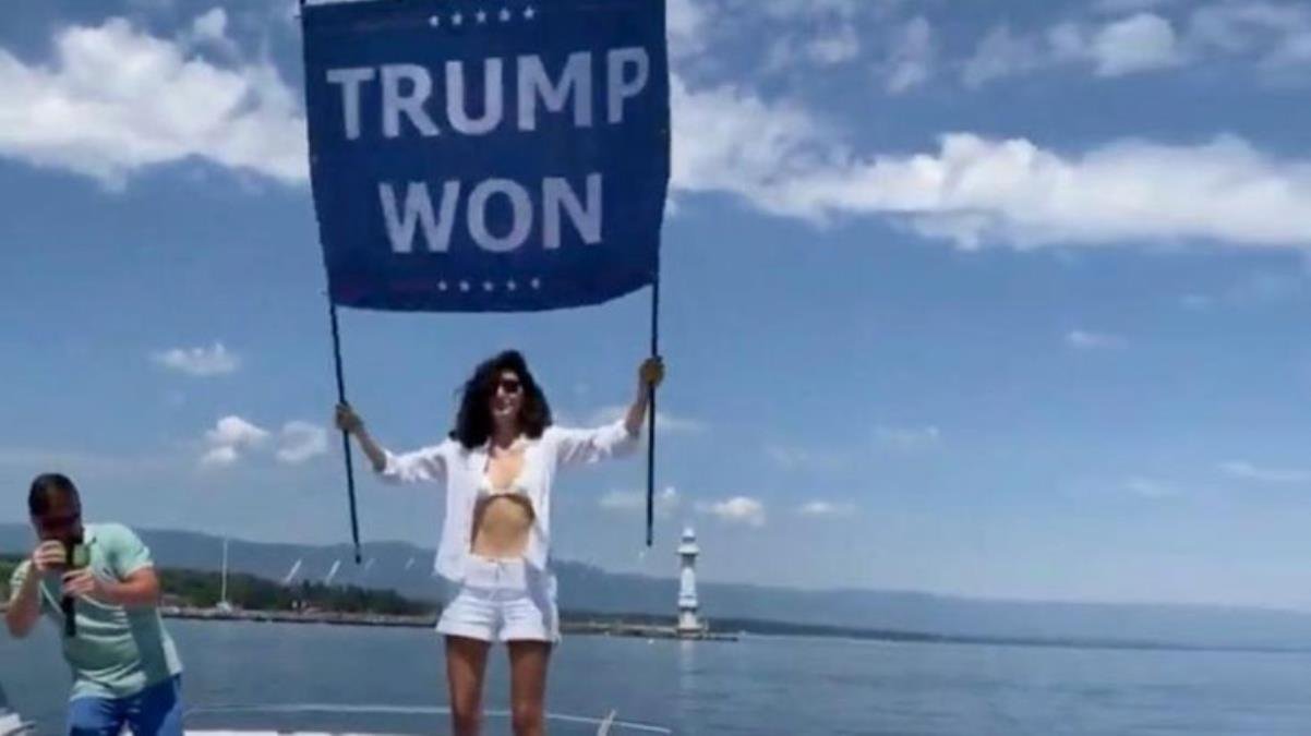 Tarihi zirvede Biden’ı protesto eden kadın, Usame bin Ladin’in öz yeğeni çıktı