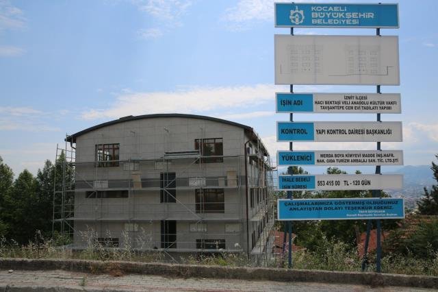 Tavşantepe’de dış cephe kaplama tamam
