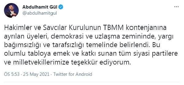TBMM’de HSK’nın yeni üyeleri belirlendi