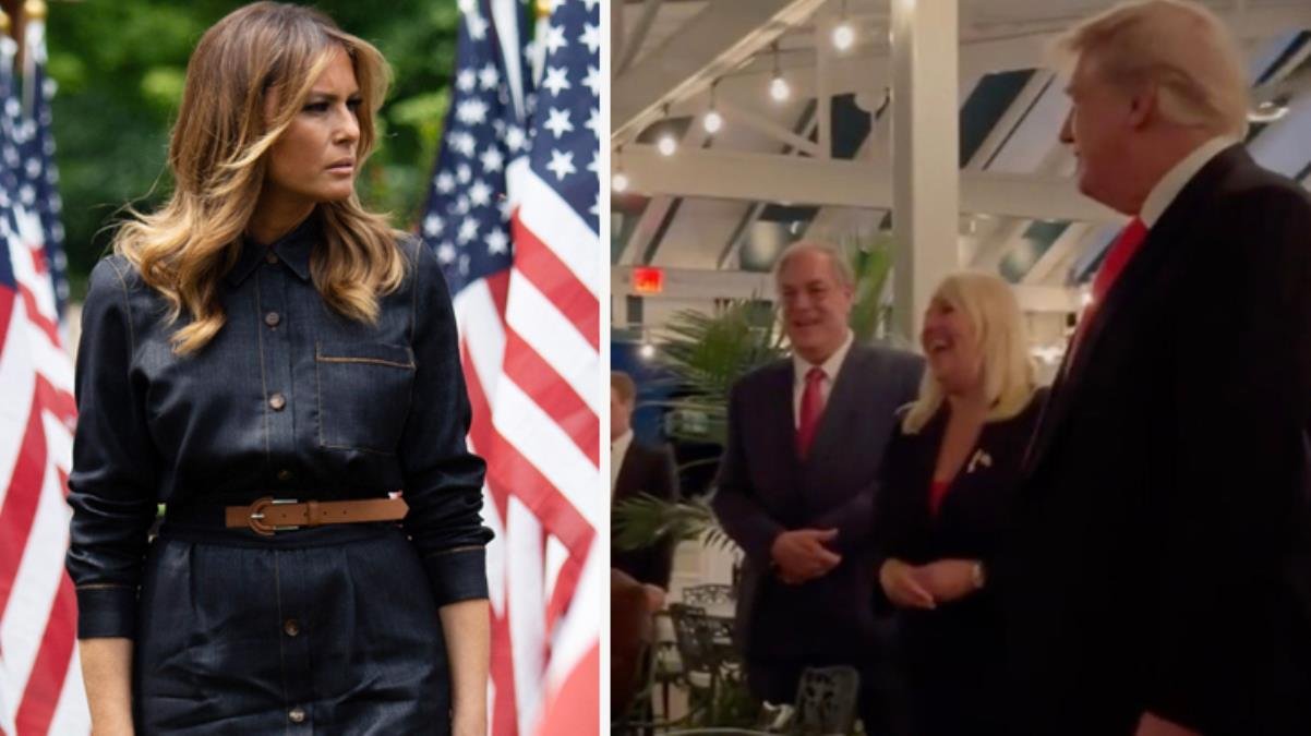 Trump’ın doğum günü partisinde eşi Melania’nın olmaması dikkat çekti