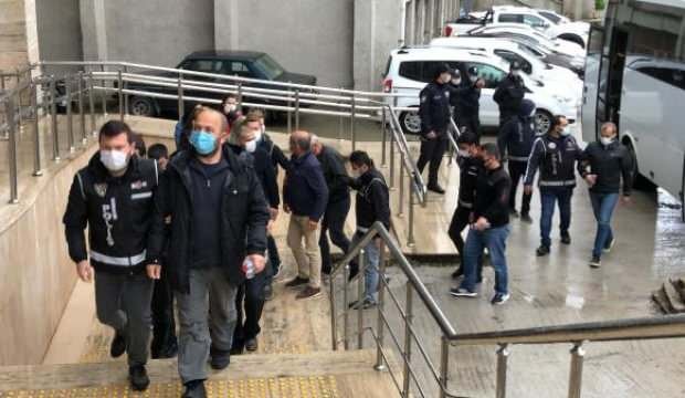 Zonguldak’taki FETÖ operasyonunda 14 kişi adliyede
