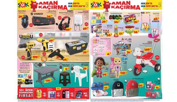 17 Temmuz ŞOK Aktüel Ürünler Kataloğu! Akülü matkap, şarjlı vidalama, masa-sandalye..