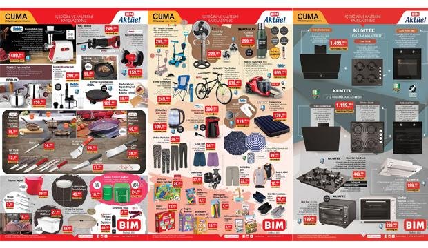 9 Temmuz BİM Aktüel Kataloğu! Kıyma makinesi, kılıç testere, züccaciye ve elektrikli ürünler..