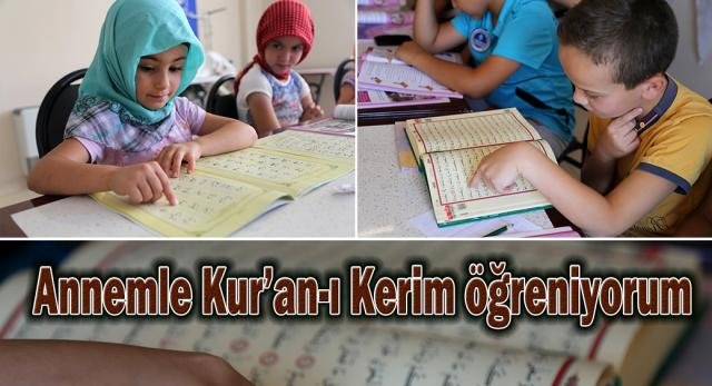 Annemle Kur’an-I Kerim Öğreniyorum