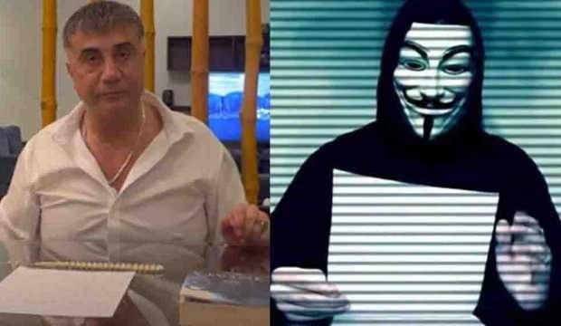 Anonymous’tan Sedat Peker’e sert karşılık: Yürü git faşist!