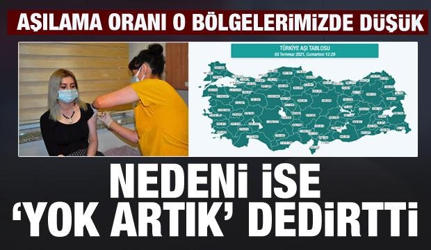 Aşılamanın o bölgelerimizde düşük kalmasının nedeni ‘yok artık’ dedirtti