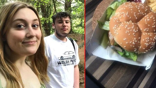 Az kalsın turşu diye yiyeceklerdi! Ünlü fast- food zincirinden alınan hamburgerin içinden sümüklü böcek çıktı