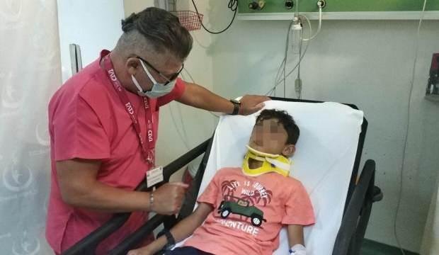 Babasının patronuna ait ciple kaçan çocuk kaza yaptı