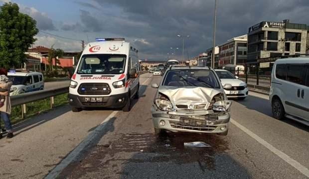 Bayram tatili dönüşünde kaza: 3 yaralı