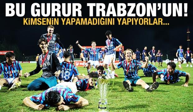 Bu gurur Trabzon’un! Kimsenin yapamadığını yapıyorlar