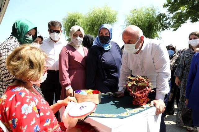 Darıcalı kadınlara ücretsiz hanımeli pazarı müjdesi