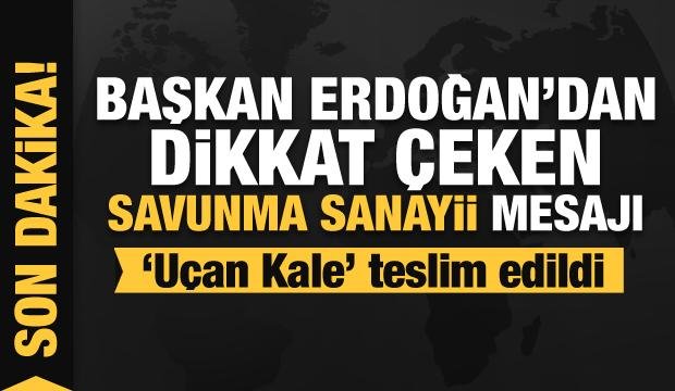 Dev nakliye uçaklarına yeni tesis! Başkan Erdoğan’dan önemli açıklamalar