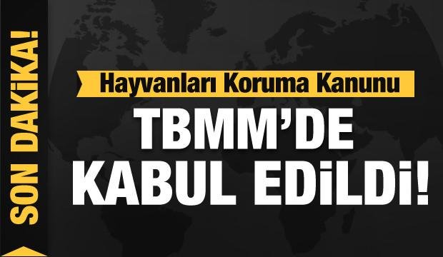 Hayvanları Koruma Kanunu teklifi TBMM’den geçti
