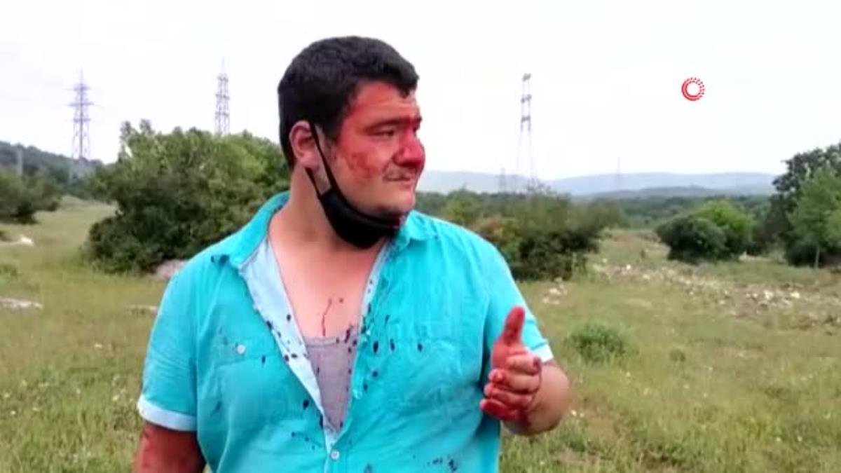 İHA muhabirine çirkin saldırı