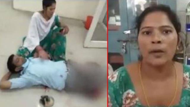 Kadının çığlıkları bankayı inletti! Kocası, gözlerinin önünde kanlar içinde kaldı