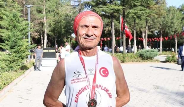 ‘Kapadokyalı Dede’ şehit Ömer Halisdemir için koştu!